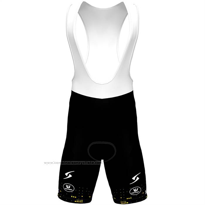 2023 Maillot Cyclisme Lotto-kern Haus Noir Jaune Manches Courtes Et Cuissard